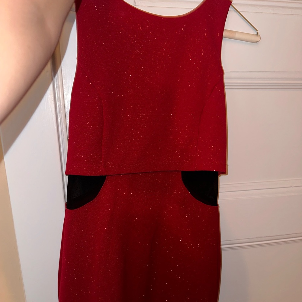 Red prom dress